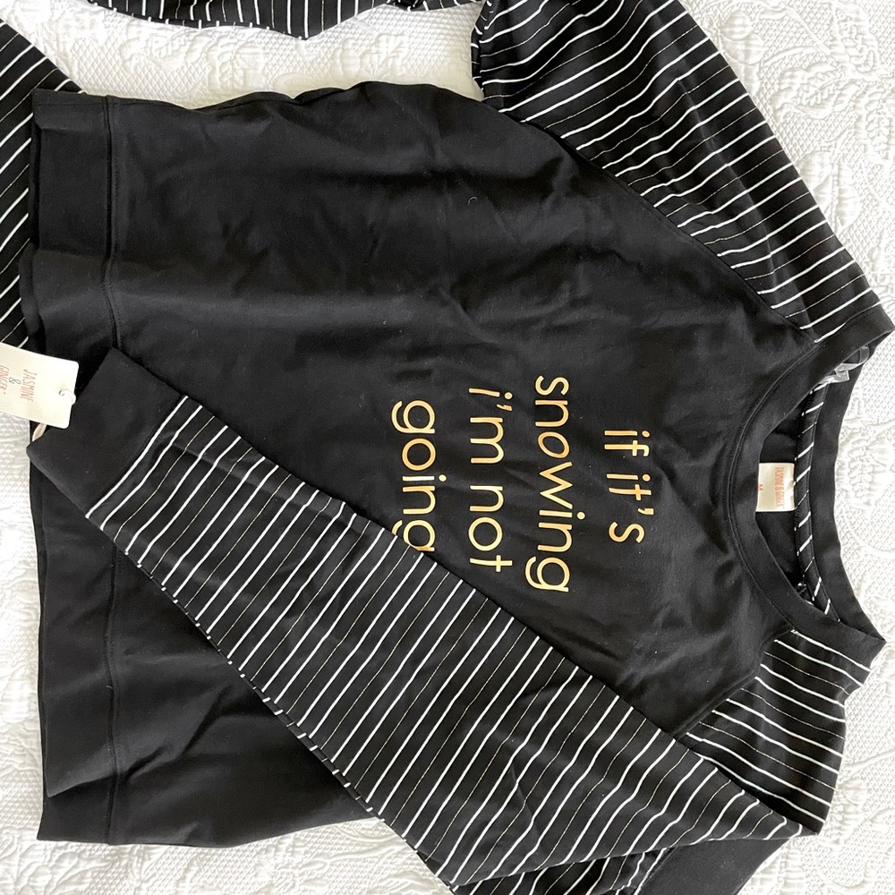 New Jasmine & Ginger pajama set….new with tags….cute and cozy!